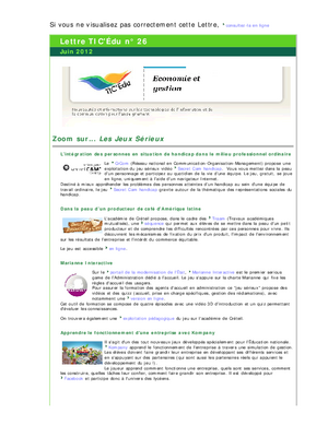 TIC'ÉDU n°26