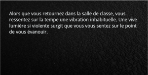 Suite du sc&eacute;nario