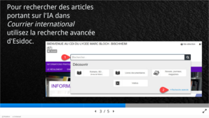 Recherche article IA