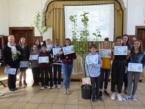 Prix "implication développement durable" remis au collège René Cassin à Cernay 