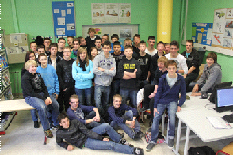 Photo des membres de la mini-entreprise